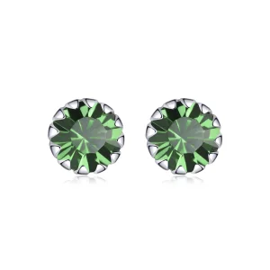 (image for) Pandora Style Silver Birthstone May Stud Earrings - SCE862-5