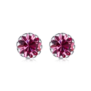 (image for) Pandora Style Silver Birthstone October Stud Earrings - SCE862-10