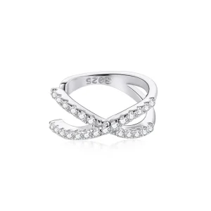 (image for) Pandora Style Silver Cross Ear clip - SCE997-A