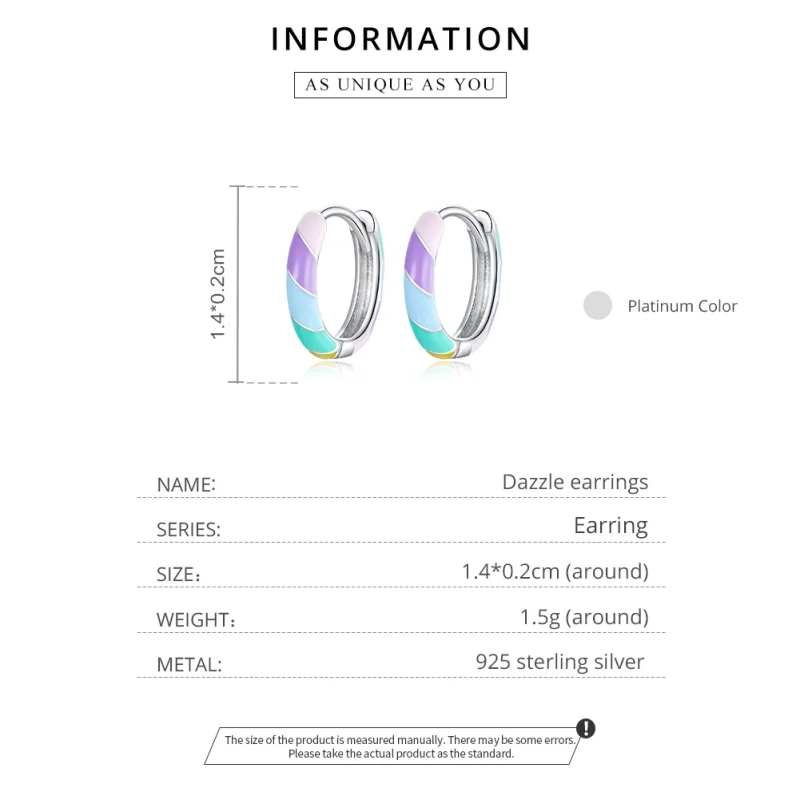 (image for) Pandora Style Silver Dazzle Hoop Earrings - SCE1085 - View 8