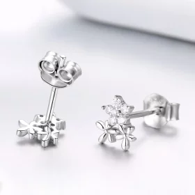 Pandora Style Silver Gypsophila Stud Earrings - BSE030 Pandora Style Silver Gypsophila Stud Earrings - BSE030
