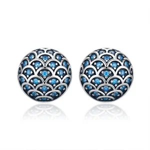 (image for) Pandora Style Silver Legend of The Sea Stud Earrings - SCE239