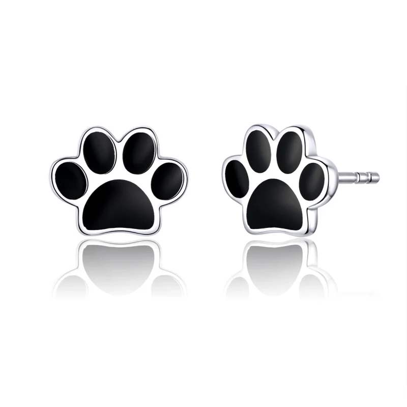 (image for) Pandora Style Silver Lovely Claws Stud Earrings - SCE757 - Product Image