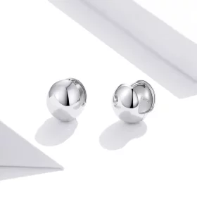 Pandora Style Silver Mirror Stud Earrings - SCE1119 Pandora Style Silver Mirror Stud Earrings - SCE1119