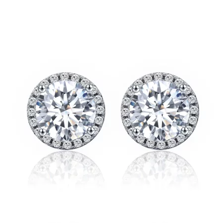 Pandora Style Silver Noble Light Stud Earrings - SCE358 Pandora Style Silver Noble Light Stud Earrings - SCE358