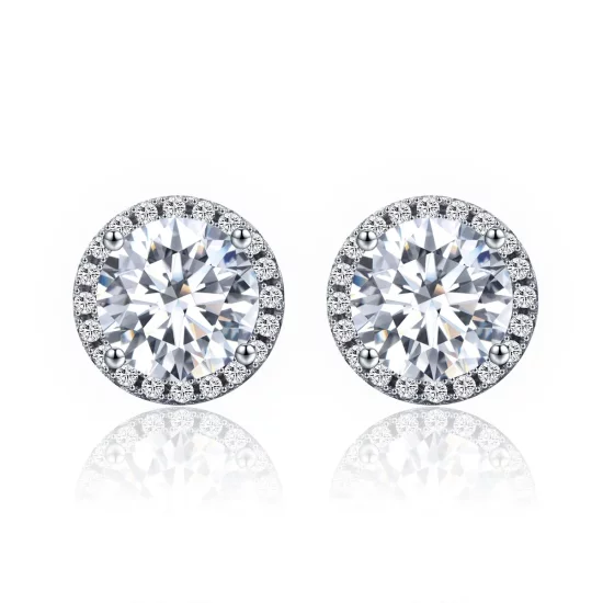 Pandora Style Silver Noble Light Stud Earrings - SCE358