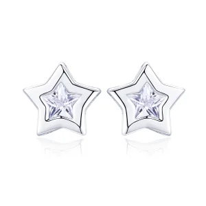 (image for) Pandora Style Silver Secret of Stars Stud Earrings - SCE437