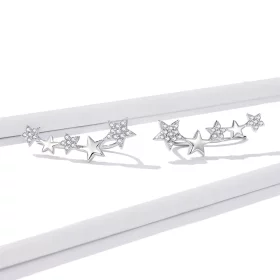 Pandora Style Silver Shining Stars Stud Earrings - BSE351 Pandora Style Silver Shining Stars Stud Earrings - BSE351