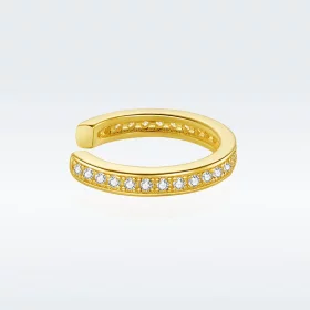 Pandora Style Silver Simple Ear clip - SCE998-B