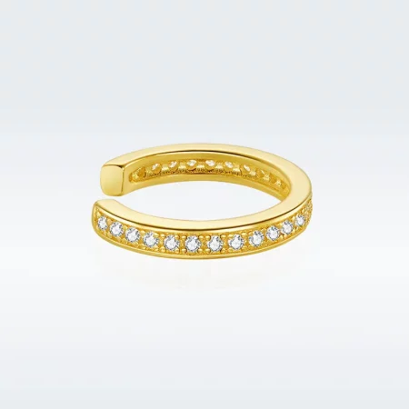 Pandora Style Silver Simple Ear clip - SCE998-B