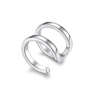 (image for) Pandora Style Silver Single Ear Ear clip - SCE1025