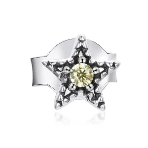 (image for) Pandora Style Silver Single Starmount Stud Earrings - SCE1066
