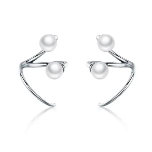 (image for) Pandora Style Silver Tender You Stud Earrings - SCE306