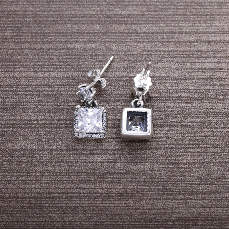 (image for) Pandora Timeless Elegance Drop Earrings 803-3033 - 290593CZ - View 3