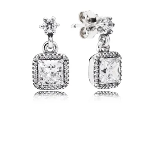 (image for) Pandora Timeless Elegance Drop Earrings 803-3033 - 290593CZ