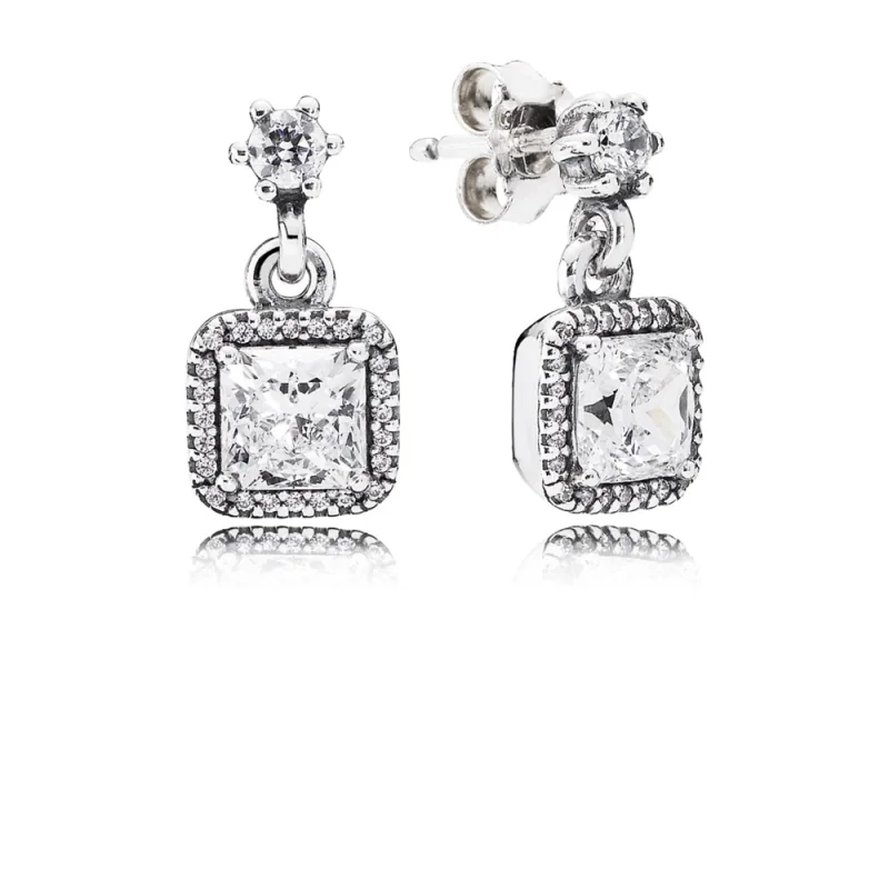 (image for) Pandora Timeless Elegance Drop Earrings 803-3033 - 290593CZ - Product Image