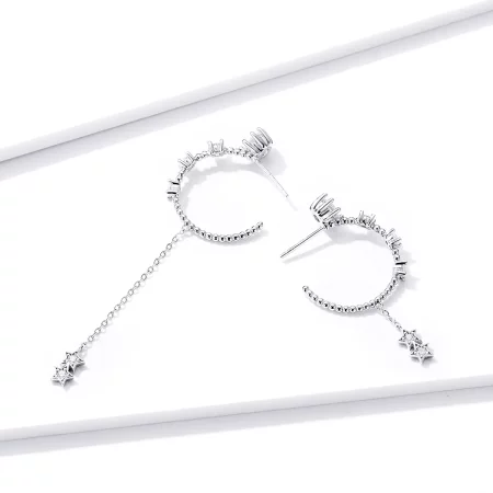 Pandora Style Bright Hanging Earrings - BSE310