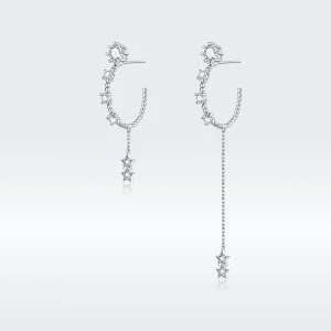 (image for) Pandora Style Bright Hanging Earrings - BSE310
