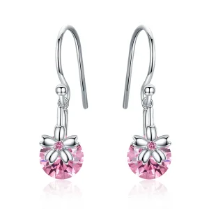 (image for) Pandora Style Cherry Blossoms Hanging Earrings - BSE039
