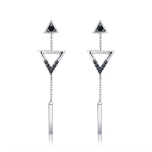 (image for) Pandora Style Classical Geometry Hanging Earrings - VSE144-A