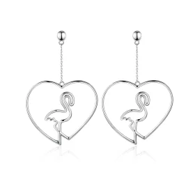 Pandora Style Faith of Love Hanging Earrings - VSE071 Pandora Style Faith of Love Hanging Earrings - VSE071