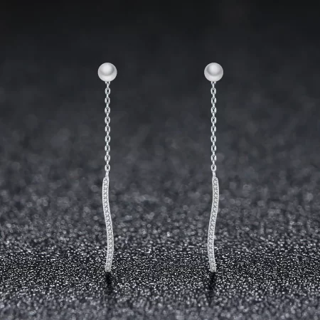 Pandora Style Love At First Sight Hanging Earrings - VSE126