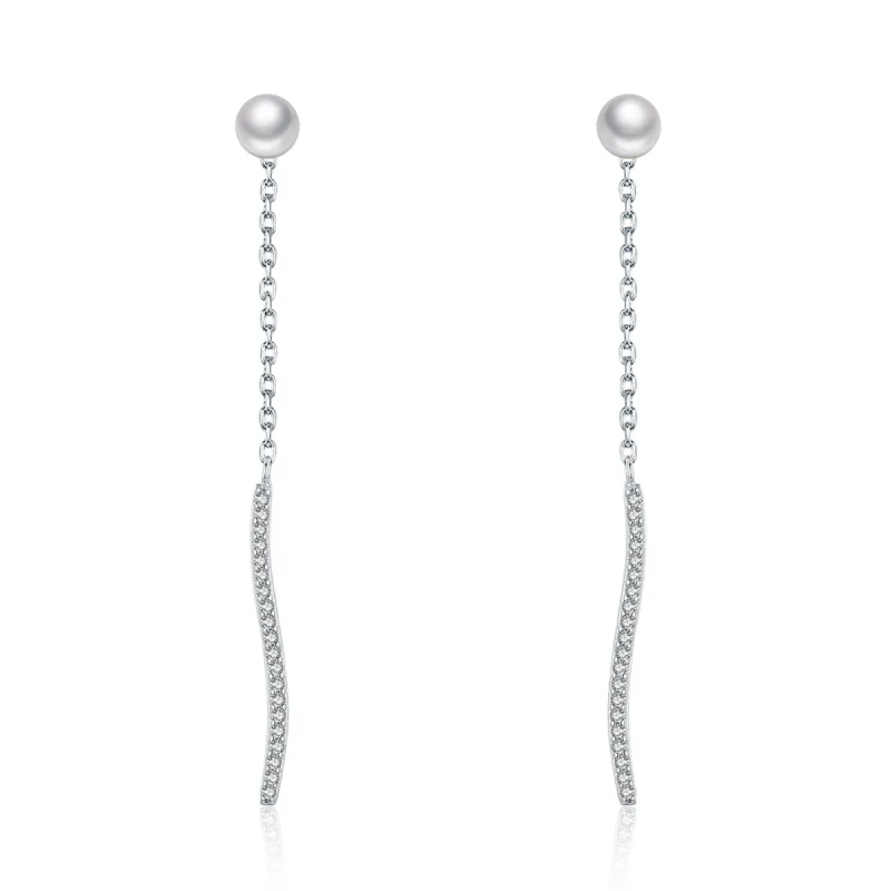 (image for) Pandora Style Love At First Sight Hanging Earrings - VSE126 - Product Image