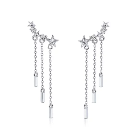Pandora Style Meteor Love Hanging Earrings - SCE399