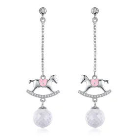 Pandora Style Playground Hanging Earrings - BSE038 Pandora Style Playground Hanging Earrings - BSE038