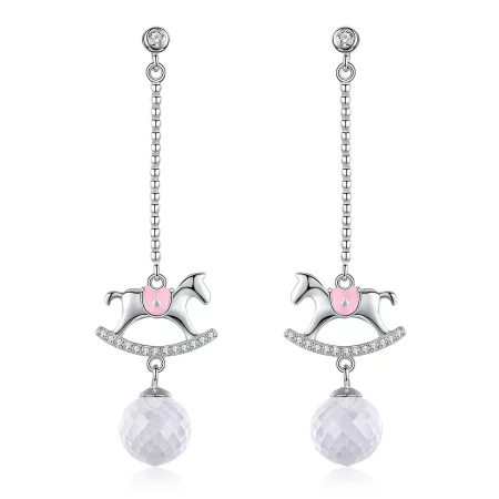 Pandora Style Playground Hanging Earrings - BSE038