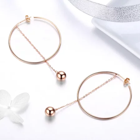 Pandora Style Pokeball Hanging Earrings - SCE569