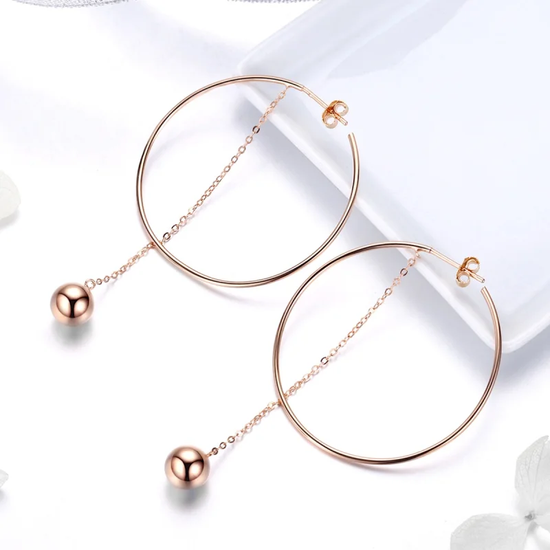 (image for) Pandora Style Pokeball Hanging Earrings - SCE569 - View 4