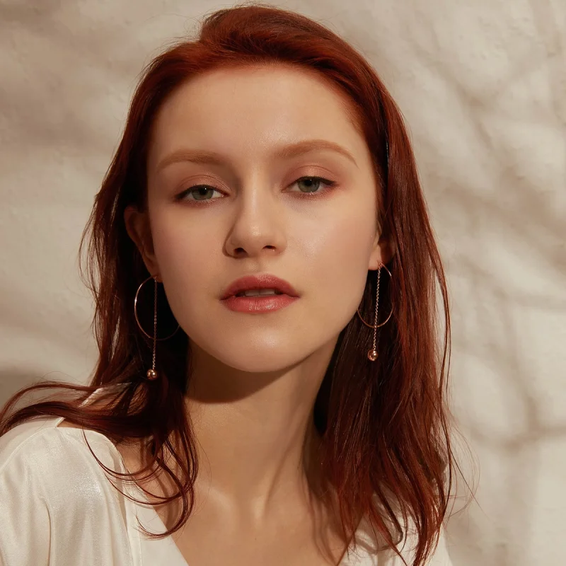 (image for) Pandora Style Pokeball Hanging Earrings - SCE569 - View 7