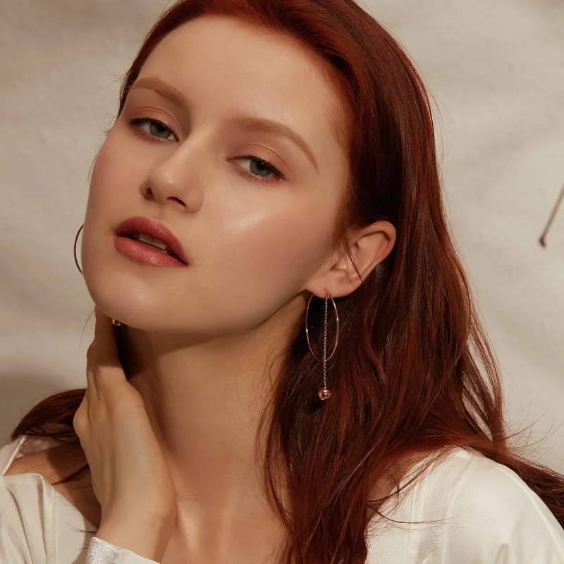 (image for) Pandora Style Pokeball Hanging Earrings - SCE569 - View 10