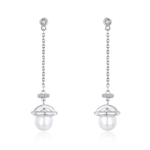 Pandora Style Romantic Melodious Hanging Earrings - VSE125 (image for) Pandora Style Romantic Melodious Hanging Earrings - VSE125