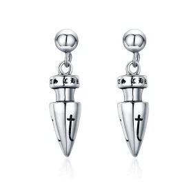 Pandora Style Sacred Token Hanging Earrings - VSE131 Pandora Style Sacred Token Hanging Earrings - VSE131