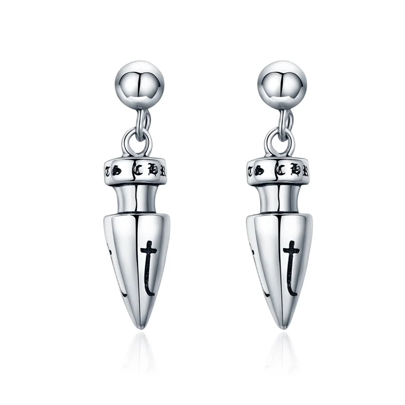 (image for) Pandora Style Sacred Token Hanging Earrings - VSE131 - Product Image