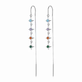 Pandora Style Starry Zirconium Hanging Earrings - SCE1420