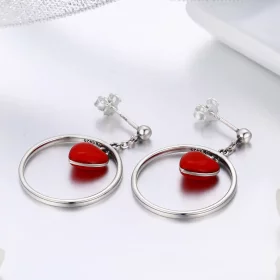 Pandora Style Throbbing Hanging Earrings - SCE360-A Pandora Style Throbbing Hanging Earrings - SCE360-A