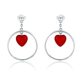 Pandora Style Throbbing Hanging Earrings - SCE360-A Pandora Style Throbbing Hanging Earrings - SCE360-A