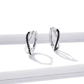 Pandora Style Infinity Symbol Hoop Earrings - BSE399 Pandora Style Infinity Symbol Hoop Earrings - BSE399
