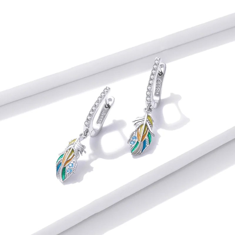 (image for) Pandora Style Iroha Hoop Earrings - BSE485 - View 2