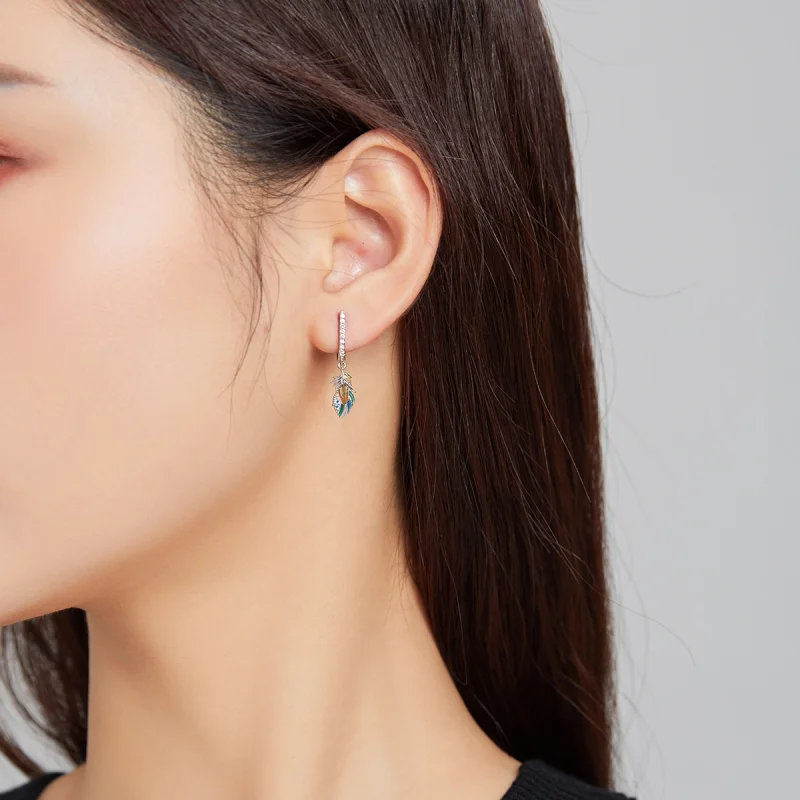 (image for) Pandora Style Iroha Hoop Earrings - BSE485 - View 6