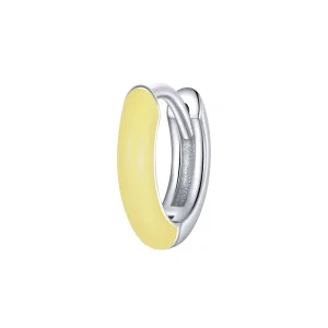 (image for) Pandora Style Little Yellow Hoop Earrings - BSE488-YE
