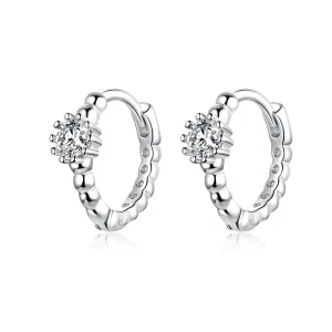 (image for) Pandora Style Love Hoop Earrings - BSE194