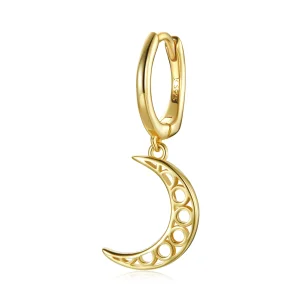 (image for) Pandora Style Minimalism - Crescent Hoop Earrings - SCE1191