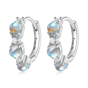 (image for) Pandora Style Simple Hoop Earrings - BSE532