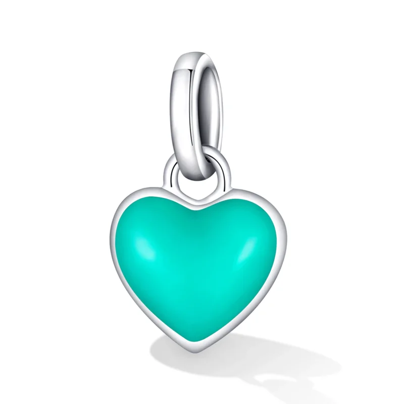 (image for) Pandora Style Me Lake Green Love Dangle - SCP063-TQ - View 2