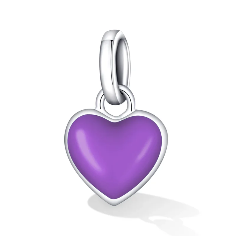 (image for) Pandora Style Me Love - Grape Purple Dangle - SCP063-VT - View 2