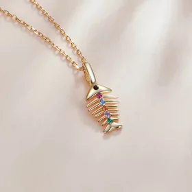 Pandora Style Me Pop Art - Fishbone Dangle - SCP054 Pandora Style Me Pop Art - Fishbone Dangle - SCP054